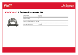 MILWAUKEE 100 mm řetězová koncovka ke spiálam 16 mm a 20 mm 48532838 A4 PDF