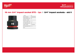 MILWAUKEE SHOCKWAVE™ IMPACT DUTY IMPACT SOCKETS 4932480362 A4 PDF