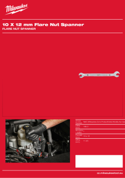 MILWAUKEE 10 x 12 mm polootevřený klíč 4932480576 A4 PDF