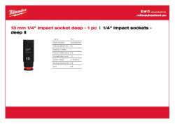 MILWAUKEE SHOCKWAVE™ IMPACT DUTY IMPACT SOCKETS 4932480262 A4 PDF