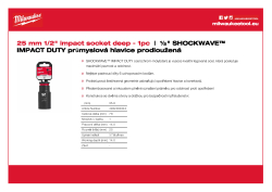 MILWAUKEE SHOCKWAVE™ IMPACT DUTY IMPACT SOCKETS 4932480343 A4 PDF