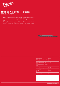 MILWAUKEE Wood & Plastics 4932478111 A4 PDF
