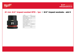 MILWAUKEE SHOCKWAVE™ IMPACT DUTY IMPACT SOCKETS 4932480363 A4 PDF