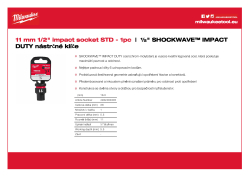 MILWAUKEE SHOCKWAVE™ IMPACT DUTY IMPACT SOCKETS 4932480305 A4 PDF