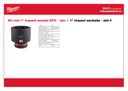 MILWAUKEE SHOCKWAVE™ IMPACT DUTY IMPACT SOCKETS 4932480421 A4 PDF
