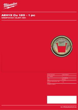 MILWAUKEE AEH13 Cu 120 4932459521 A4 PDF