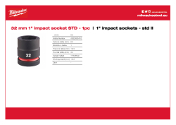 MILWAUKEE SHOCKWAVE™ IMPACT DUTY IMPACT SOCKETS 4932480410 A4 PDF