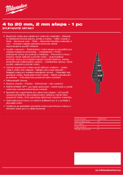 MILWAUKEE 4 - 20 mm 48899320 A4 PDF