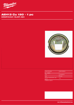 MILWAUKEE AEH13 Cu 150 4932459522 A4 PDF