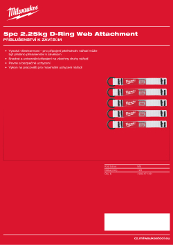 MILWAUKEE Úchyt k nářadí do 2,2 kg 4932471431 A4 PDF