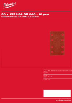 MILWAUKEE 80x133 H&L GR 240 10 ks 4932492767 A4 PDF