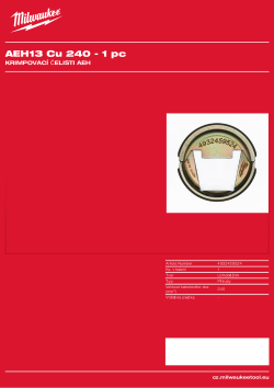 MILWAUKEE AEH13 Cu 240 4932459524 A4 PDF