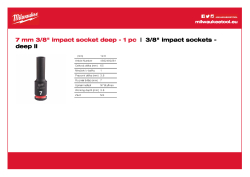 MILWAUKEE SHOCKWAVE™ IMPACT DUTY IMPACT SOCKETS 4932480281 A4 PDF
