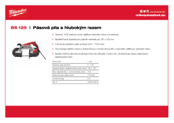 MILWAUKEE Pásová pila s hlubokým řezem 4933448245 A4 PDF