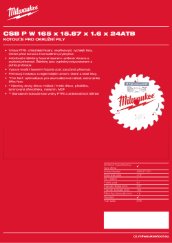 MILWAUKEE CSB P W 165 x 5/8 x 1.6 x 24ATB 4932471311 A4 PDF