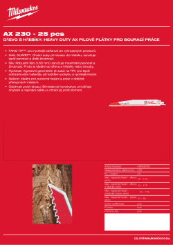 MILWAUKEE Wood with nail: AX 48008026 A4 PDF