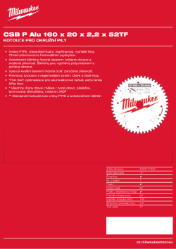 MILWAUKEE CSB P Alu160 x 20 x 2.2 x 52TF 4932471292 A4 PDF
