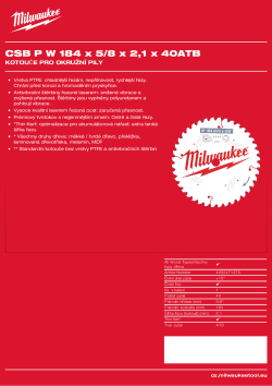 MILWAUKEE CSB P W 184 x 5/8 x 2.1 x 40ATB 4932471379 A4 PDF