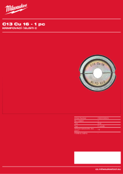 MILWAUKEE C13 Cu 16 4932459525 A4 PDF