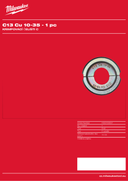 MILWAUKEE C13 Cu 10-35 4932459531 A4 PDF