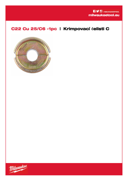 MILWAUKEE C22 Cu 25/C6 4932464865 A4 PDF