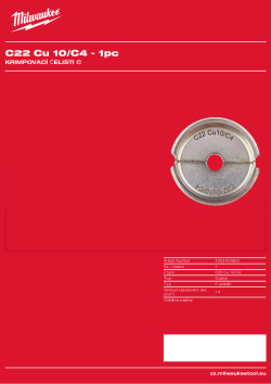 MILWAUKEE C22 Cu 10/C4 4932464863 A4 PDF