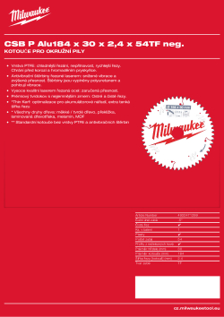 MILWAUKEE CSB P Alu184 x 30 x 2.4 x 54TF neg 4932471299 A4 PDF
