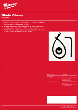 MILWAUKEE Svorka 42680685 A4 PDF