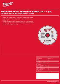 MILWAUKEE Speedcross DHMM 4932471333 A4 PDF