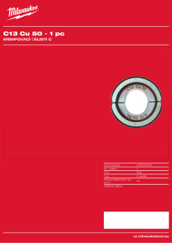 MILWAUKEE C13 Cu 50 4932459528 A4 PDF