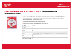 MILWAUKEE 254 x 30 mm Dvojité balení 2 ks 4932479576 A4 PDF