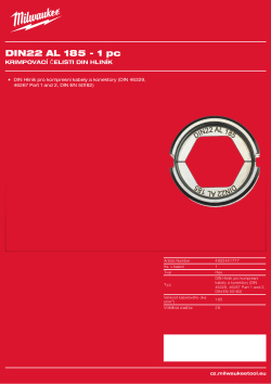 MILWAUKEE DIN22 AL 185 4932451777 A4 PDF
