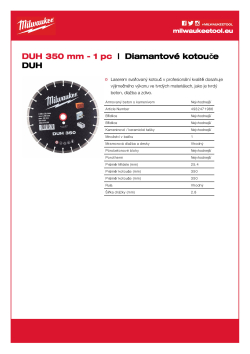 MILWAUKEE DUH 350 4932471986 A4 PDF