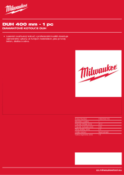MILWAUKEE Contractor DUH 4932492146 A4 PDF