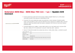 MILWAUKEE Prodloužení SDS-Max 4932399129 A4 PDF