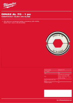 MILWAUKEE DIN22 AL 70 4932451774 A4 PDF