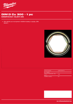 MILWAUKEE DIN13 Cu 300 4932459475 A4 PDF
