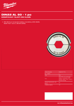 MILWAUKEE DIN22 AL 50 4932451773 A4 PDF
