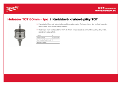 MILWAUKEE TCT Holesaws 4932479048 A4 PDF