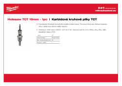 MILWAUKEE TCT Holesaws 4932479035 A4 PDF