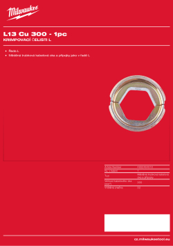 MILWAUKEE L13 Cu 300 4932464510 A4 PDF