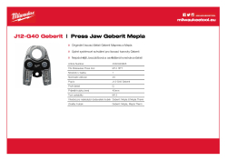 MILWAUKEE Press Jaws GEBERIT 4932480895 A4 PDF