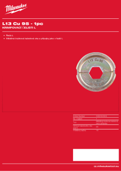 MILWAUKEE L13 Cu 95 4932464505 A4 PDF