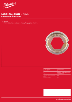 MILWAUKEE L22 Cu 240 4932464496 A4 PDF