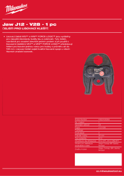 MILWAUKEE Press Jaws 4932430268 A4 PDF