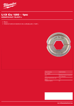 MILWAUKEE L13 Cu 120 4932464506 A4 PDF