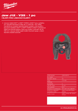 MILWAUKEE Press Jaws 4932430270 A4 PDF