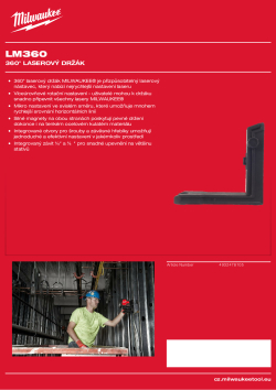 MILWAUKEE LM360 4932478105 A4 PDF