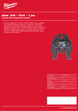 MILWAUKEE Press Jaws 4932430291 A4 PDF