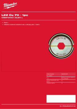 MILWAUKEE L22 Cu 70 4932464491 A4 PDF